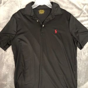 Black Polo Ralph Lauren Performance Shirt
